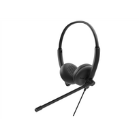 Ausinės Dell WH125 integruotas mikrofonas USB Type-A juodos