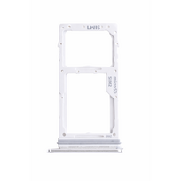 Samsung Galaxy S10 Lite (G770) Sim kortelės laikiklis (Silver) (Originalus / Naudotas)
