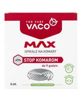 VACO MAX Uodų repelentų spiralės - Sustabdyti Uodus 1 pakuotė - 6 vnt