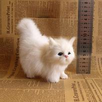 Meowth Soft Simulation Kimštos katės Žaislai Pliušinės kačių lėlės Vaikams Kūdikių Žaislai Dovanos Modelių Papuošalai
