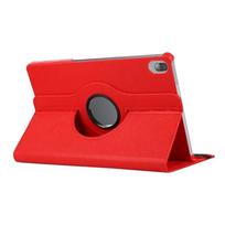 Dėklas For Honor Pad X8a X 8a 360 laipsnių besisukantis PU odos stovas dėklas For Honor Pad X8a 11 colių 2024 planšetinio kompiuterio dangtelis Coque HonorPad X8a 11 inch raudona