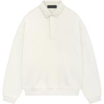Fear of God Essentials Fleece Polo Striukė Vyriški Viršutiniai Drabužiai Kreminė 192BT244392F S