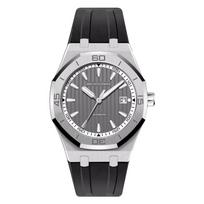 Naujienos Specht&Sohne Laikrodis 40MM Automatiniai Laikrodžiai Vyrams Japonijos Miyota Mechanizmas Safyrinis Stiklas Nerūdijantis Plienas 50M Atsparumas Vandeniui Japan Miyota 8215
