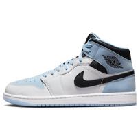 Air Jordan 1 Mid SE White Ice Blue Men Sneakers Black DV1308-104 42.5