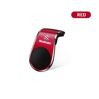 1x Automobilinis magnetinis L formos automobilio laikiklis GPS telefonui, emblema, Suzuki Swift SX4 Samurai Sport Jimny Grand Vitara Alto GW250 Splash Swace raudona