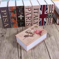 Žodynas Knyga Paslaptis Seifas Apsauginė Dėžė Pinigai Pinigai Papuošalų Spynų dėžutė Rose Diary
