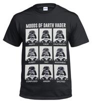 DARTH VADER NUOTAIKOS Marškinėliai Juokingi StarWars Šturmuotojas Liūdnas Laimingas Vyriški Moteriški Kalėdos 3XL
