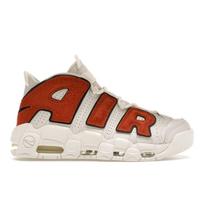 Nike Air More Uptempo krepšinio odiniai moteriški sportbačiai su baltu fantominiu fonu ir juodu fonu. 38