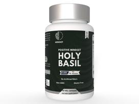 Ekologiškas imbiero tulsi ir saldymedžio 500 mg kapsulės virškinimui, cholesterolio palaikymui Pack=60 Capsules