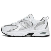 New Balance 530 Balti Metalinio Sidabro Unisex Sportbačiai MR530AD 36