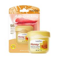Lūpų balzamas SADOER Medaus drėkinantis Avokado nuo sausėjimo ir skilinėjimo Persikų lūpų kaukė 1 beige