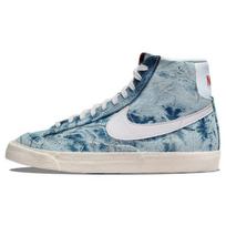 Nike Blazer Mid 77 skalbto džinso moteriški kedai Mėlyni Daugiaspalviai Sail DV2182-900 36