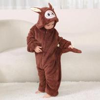 Labubu Kūdikio Kigurumi Pliušinis Animacinis Pižama Vienas Gabalas Vaikams Viso Kūno Kostiumas Helovino Cosplay Kostiumas Kalėdų Naujųjų Metų Dovana 3M (59-66cm)