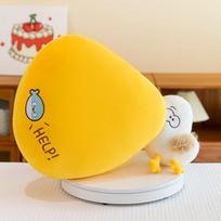 New creative cute pelican plush toy doll children's gift funny rag doll gluttonous duck throw pillow 30cm(0.2kg)