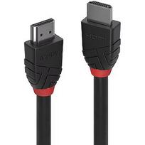 Lindy Black Line, HDMI 2.0 Cable, 0.5m 36470