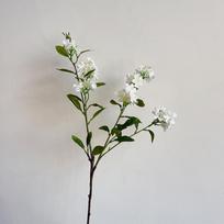 Sniego orchidėjos dirbtinių gėlių kompozicija namų dekoravimui ir vestuvėms mėlyna