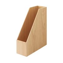 MUJI Wooden Stand File A4 x x 44310205 Box, size, approx. W9.2 D27.5 H32cm, ruda