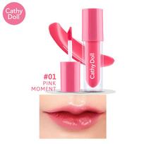 Karmart CATHY DOLL Glow Gel Tint Lip 2,4 g. - Tailandietiškas kosmetinis makiažas 01 Pink Moment
