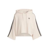 Adidas Originals Trefoil logotipas siuvinėtas spaudinys su raišteliu moteriškas džemperis baltas IC5461 S