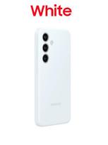 Samsung Galaxy silikoninis dėklas S24 S24+ S24 Plus minkštas smūgiams atsparus apvalkalas telefono dėklas viršelis For Galaxy S24 balta