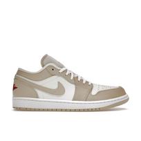 Air Jordan 1 Low SE Sail Rattan Vyriški kedai Kreminės baltos spalvos Juodi FB7168-121 42.5