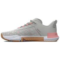 Under Armour TriBase Reign 5 White Clay Pink Fizz Moteriški sportbačiai Cream Misty-Purple 3026022-300 39