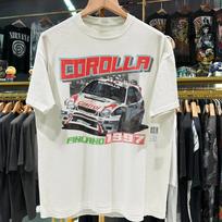 Toyota Corolla Rally Retro Vintage marškinėliai su aukštos kokybės grafiniu spaudiniu XL