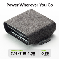 mophie 3in1 kelioninis įkroviklis MagSafe su adapteriu EU, juodas