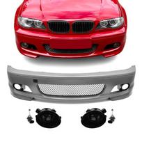 M-Tech Priekinis Bamperis, skirtas BMW E46 (99-06) coupe / cabrio, su tamsintais priešrūkiniais
