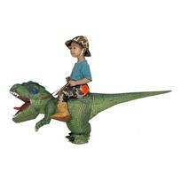 Kalėdų Dinozauras Pripučiamas Kostiumas Tėvų ir Vaikų Sceninėms Performacijoms ir Veikloms One Size