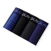 BONITOS 4vnt rinkinys Naujas vyriškas kelnaitės Medvilninės boksinės vyriškos apatinės kelnaitės Didelio dydžio vyriški bokseriniai šortai Seksualios vyriškos apatinės kelnaitės M