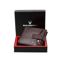 WildHorn Brown odinė piniginė vyrams Regular ruda