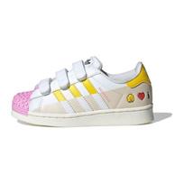 LEGO x adidas Superstar CF C I Love Lego - Pink Kids Sneakers White Cloud-White Yellow IF2910 30