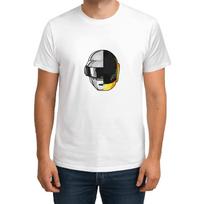 Daft Punk T-Shirts Heavyweight T-shirt Men - White tops tee 2XL