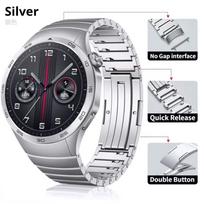 1:1 Prabangus titano dirželis be tarpų Huawei Watch GT6 Pro 46mm Metalinis apyrankė Huawei Watch GT 6 46mm Specializuotas greito atsegimo laikrodžio dirželis HUAWEI WATCH GT6 46mm sidabras