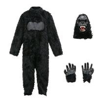 Vaikų ir tėvų Helovino Gorilos kostiumas - King Kong tema M