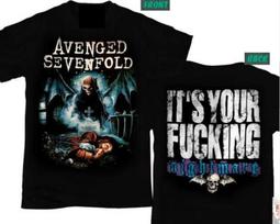 „Nightmare Sevenfold“ „Your Avenged It's 2 Side“ marškinėliai unisex marškinėliai L
