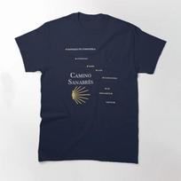 Naujiena Camino Sanabres kelias Camino De Santiago marškinėliai Nauji 100% medvilnės apvalia kaklo iškirpte vasariniai trumparankoviai laisvalaikio vyriški marškinėliai Dydis S3XL S