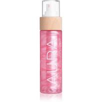 COCOSOLIS AURA Peptide Shimmer Spray drėkinamasis purškiklis su skaistumą suteikiančiu efektu aromatas Strawberry Cheesecake 100 ml