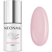 NEONAIL Revital Base Fiber gelis, nagų lako pagrindas geliniams ir akriliniams nagams atspalvis Creamy Splash 7,2 ml