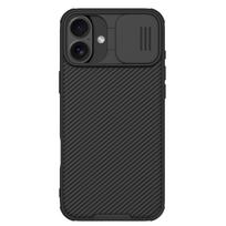 NILLKIN „iPhone 16 Pro Max Plus“ telefono dėklui „CamShield Pro“ fotoaparato apsauga galinis dangtelis iPhone 16 juoda