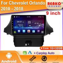 Automobilinis belaidis Carplay automobilio radijas multimedijos grotuvas navigacija GPS 4G Bluetooth WIFI Android, skirtas Chevrolet Orlando 2010 - 2018 4 core 1GB+32GB carplay