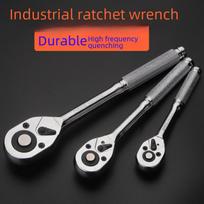 Automobilio remonto lizdų reketinio rakto rinkinys: 1/2 Didelis, 3/8 Vidutinis, 1/4 Mažas, Greitas veržliaraktis Smooth Handle 1/4 Ratchet Wrench