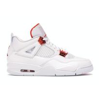 Air Jordan 4 Retro Orange Metallic Unisex sportbačiai Balti Total-Orange Metallic-Silver CT8527-118 43