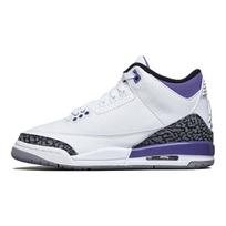 Air Jordan 3 Retro GS Dark Iris Vaikams Sportbačiai Balti Juodi Cementiniai Pilki DM0967-105 36