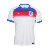 Nike Anglijos 2025 m. sezono namų sirgaliaus trumpomis rankovėmis futbolo marškinėliai vyrams balti FZ9012-405 S