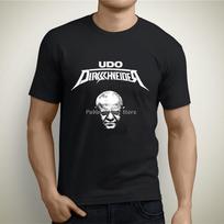 vyriški medvilniniai marškinėliai Dirkschneider marškinėliai Udo Dirkschneider Roko grupės vyriški juodi marškinėliai Dydis S-3XL Madingi marškinėliai S