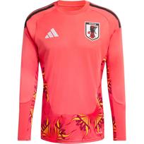 Adidas Japonija 26 Namų vartininko marškinėliai ilgomis rankovėmis Pusiau blizgūs raudoni Vyriški viršutiniai drabužiai KA9649 S