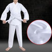 Karate uniformos suaugusiems ir vaikams, treniruočių uniformos, dziudo uniformos, braziliškos džiudžitsu uniformos, tarptautinės karatė uniformos 110 balta