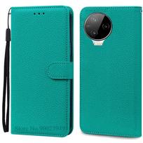Leather Case For Infinix Note 12 2023 Wallet Case Magnetic Flip Phone Fundas for Infinix Note 12 Pro 4G X676B NFC Cover Coque Infinix Note 12 2023 žalsvai mėlyna